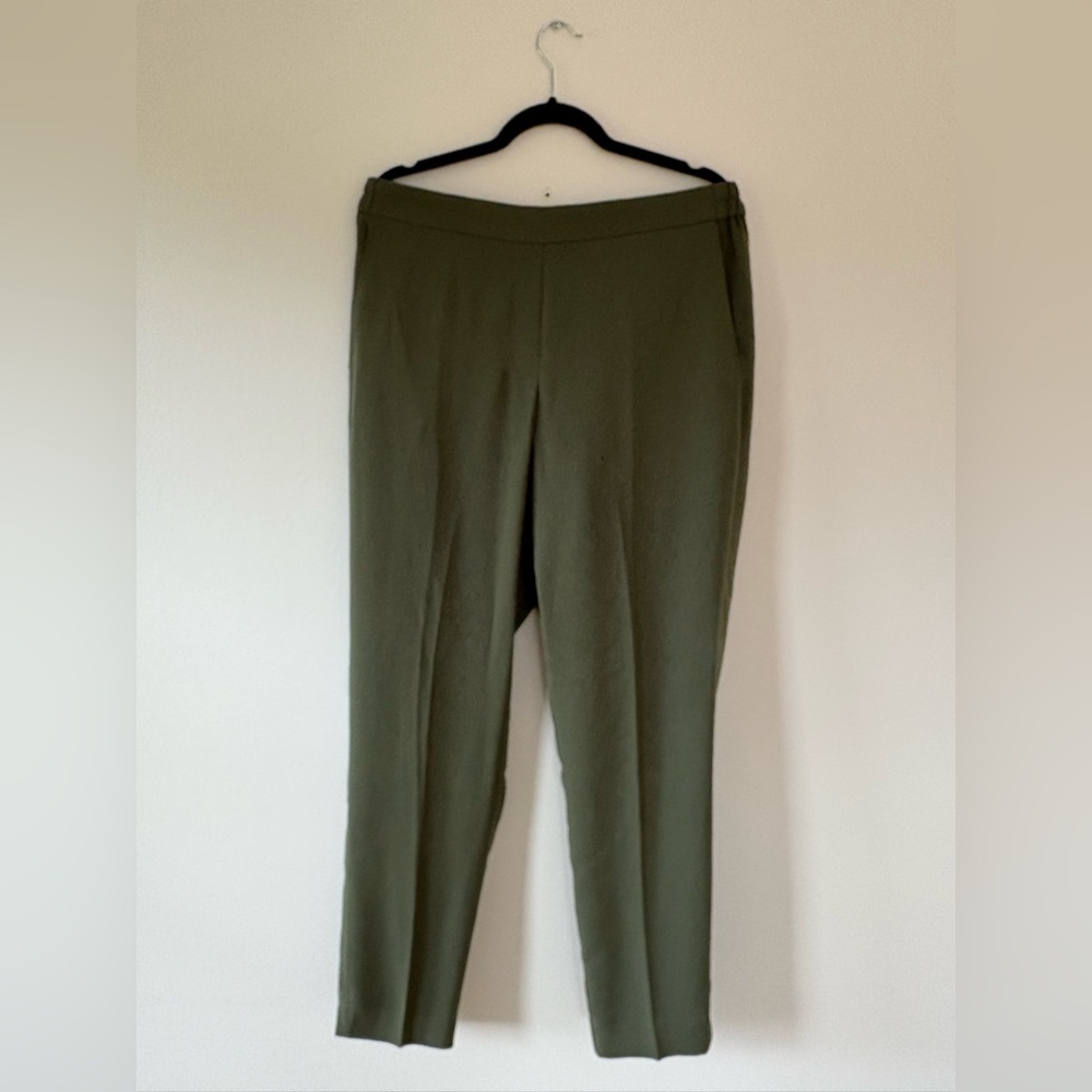 J. Crew Sage Green Jamie Pants 14 Tall